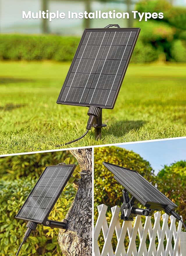 Brightown 108FT 52LED Solar String Lights Outdoor with Remote & USB Port, Shatterproof Bulbs, Dimmable & Timable, 3 Modes, Patio Lights Solar Powered with Mount Clips for Camping Backyard Garden Decor