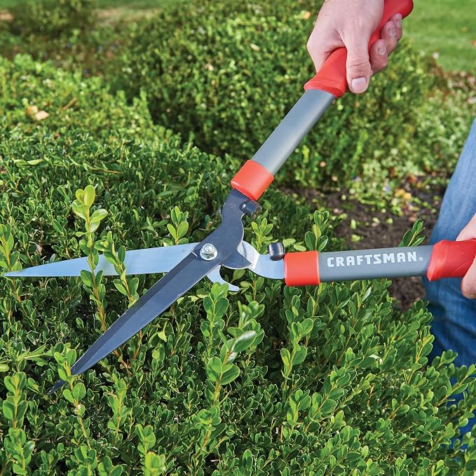 9-in. Manual Multi-Purpose Hedge Shears, Heavy Duty Gardening Trimmers for Pruning
