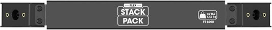 FLEX Stack Pack Side Mount Rails 2-Pack, for Mounting Track-Lock Attachments - FS1608-2