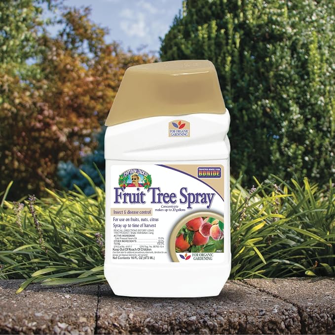 Bonide Captain Jack's Fruit Tree Spray, 16 oz Concentrate | Insect & Disease Control Spray, For Organic Gardening