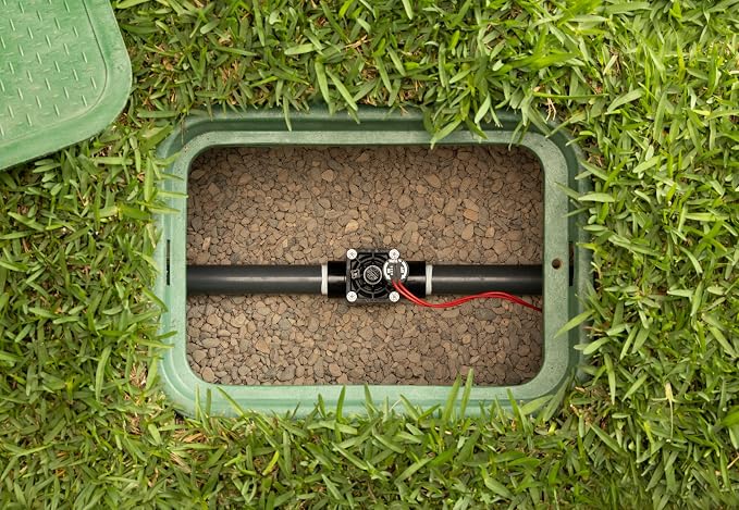 Hunter PGV Sprinkler Valve, 1 in. Slip x Slip with Flow Control | 1 in. slip x slip sprinkler valve with flow control, manual bleed, and 20-150 PSI rating for irrigation systems (PGV100GS)