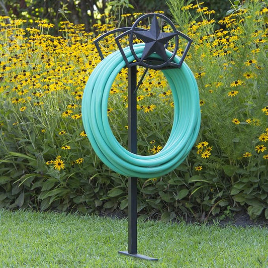 Liberty Garden Products 117-KD Star Hose Stand, Black