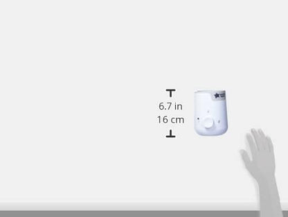 Tommee Tippee Easiwarm Bottle Warmer, Warms Breast Milk and Formula Bottles to Body Temperature in Minutes, Automatic Timer, One-Dial Operation, White (Pack of 6)