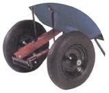 True Temper TWKT Wheelbarrow Two Wheel Conversion Kit,Black
