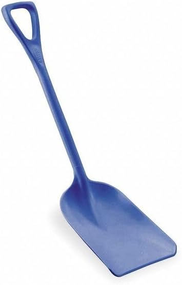 Remco Hygienic Square Point Shovel, Polypropylene Blade, 23 1/2 in L, Yellow 69816-1 Each