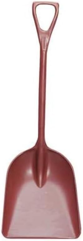 Remco 6982MD4 Red Polypropylene Metal Detectable Hygienic Shovel, Non-Sparking, 1 Piece, 27" Blade