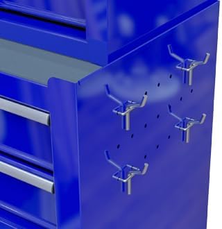 8 Drawer Tool Chest with Wheels, Rolling Tool Chest with Drawers, Tool Storage Cabinet with Locking System, Tool Box for Garage, Warehouse & Repair Shop Blue