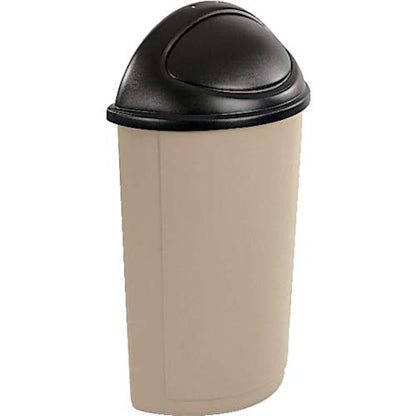 Rubbermaid Commercial Products Untouchable Gray Trash Can Round Lid, Use with 22 Gallon Untouchable Waste Bin