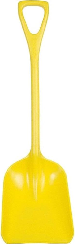 Remco Hygienic Square Point Shovel, Polypropylene Blade, 23 1/2 in L, Yellow 69816-1 Each