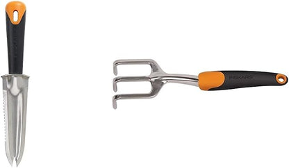 Fiskars Big Grip Garden Knife (70796935J) & 384240-1001 384240-1007 Cultivator, Multicolor