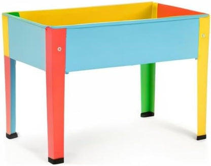 Raised Garden Bed, Garden Raised Planter Box with Legs, Galvanized Garden Planter for Herbs and Vegetables (Multi-Colored)