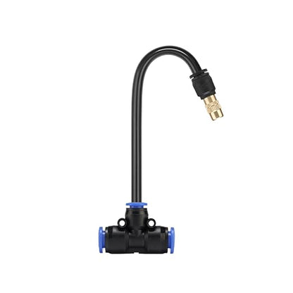 30FT Drip Irrigation System, Complete Garden Watering Kit with Rust-Proof Copper Nozzles - UV Stabilized Flexible Hose for Lawn, Greenhouse, Patio Plants