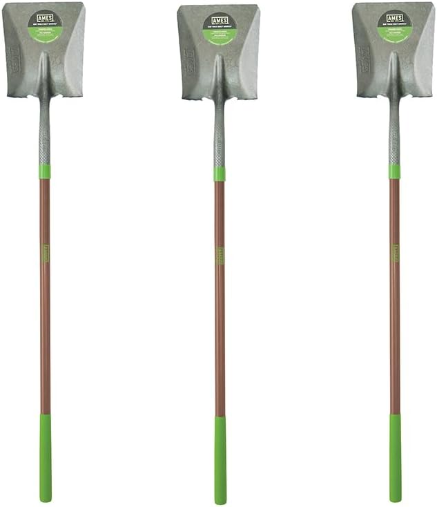Ames Square Point Shovel, 3-Pack