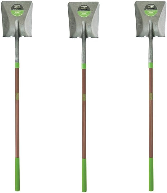Ames Square Point Shovel, 3-Pack