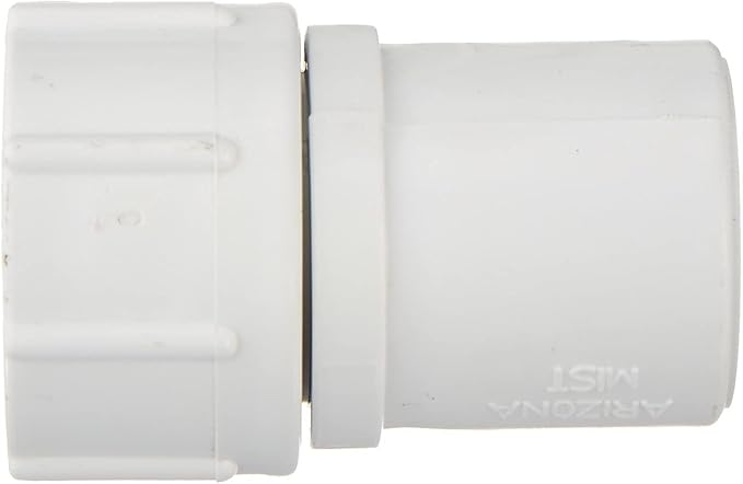 5- Pack 1/2 Inch Slip PVC x 3/4 Inch Female Thread Garden Hose to Pipe Fitting Adapter