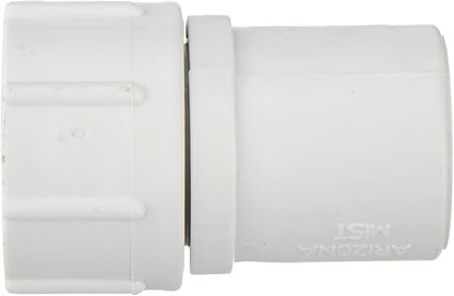5- Pack 1/2 Inch Slip PVC x 3/4 Inch Female Thread Garden Hose to Pipe Fitting Adapter
