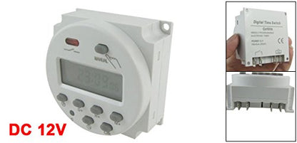 uxcell A12031200ux0078 Power Programmable Timer Time Switch Relay