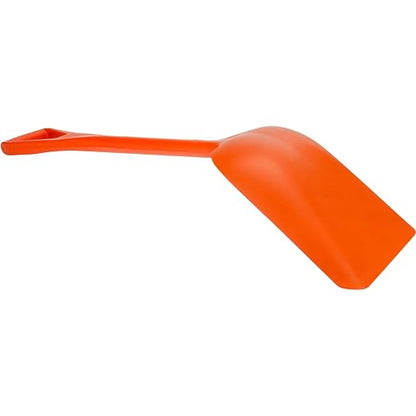 SPARTA 41076EC24 Plastic Sanitary Shovel, Food Safe Plastic Shovel For Commerical Kitchens, 11 Inches, Orange, (Pack of 3)