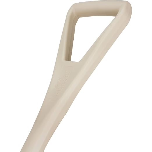 SPARTA Polypropylene Sanitary Shovel, One-Piece Molded Food and Ice Scoop for Commercial Kitchen and Bulk Ingredient Transfer, 10" x 13.75" Scoop, Tan
