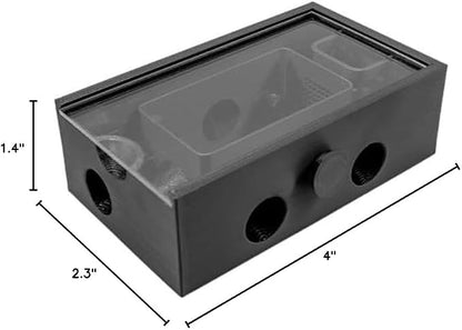 Bristle Worm Trap with Window (Black)