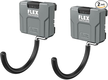 FLEX Track-Lock Wall Mount Storage System C-Hook 2 Pack - FS1510-2