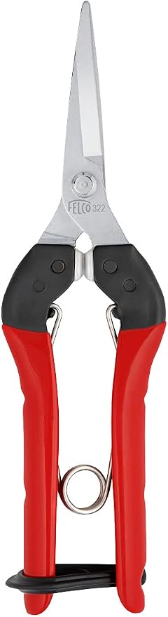 FELCO FELCO322 Model 322 Snips, Red & Leather Holster (F 910) - Tool Pouch for Pruning Shears or Construction/Utility Tools 26 x 16 x 12 cm