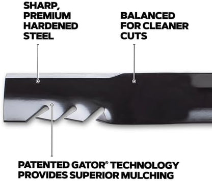 Oregon 42 Inch Lawn Mower Blades, for Husqvarna, Craftsman & More | 2-Pack Gator G3 Replacement Blade for 42" Deck, 21" Length, Fits Husqvarna & Craftsman Part Numbers
