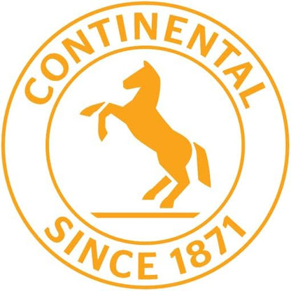 Continental Premium Garden Black Heavy Duty Cold Water Garden Hose, 5/8in Inside Diameter x 50ft Length, Male x Female Garden Hose Thread