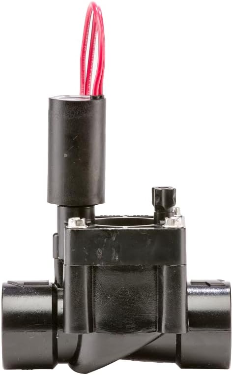 Hunter PGV Sprinkler Valve, 1 in. Irrigation Valve with 24VAC Solenoid | 1 in. sprinkler valve with female-thread inlet/outlet, 24VAC solenoid, and 150 PSI rating; no flow control (PGV100G)