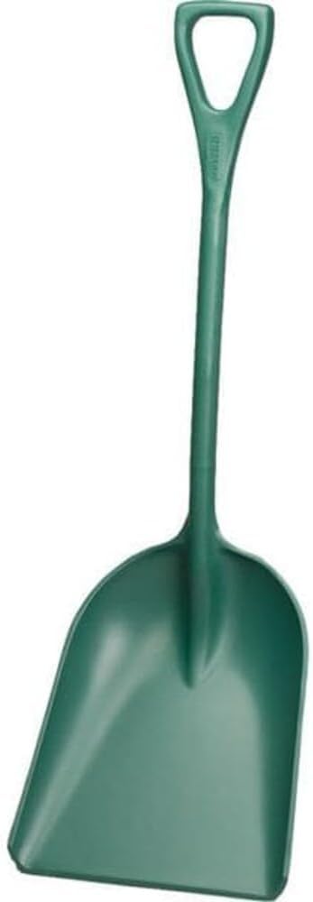 Remco 6981MD2 Green Polypropylene Metal Detectable Hygienic Shovel, Non-Sparking, 25" Blade, 1 Piece
