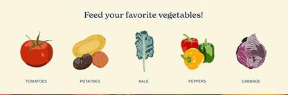 True Organic Tomato & Vegetable Food – Organic Fertilizer for Superior Harvests with 6% Calcium – 4lb Bag Covers 70 sq. ft.