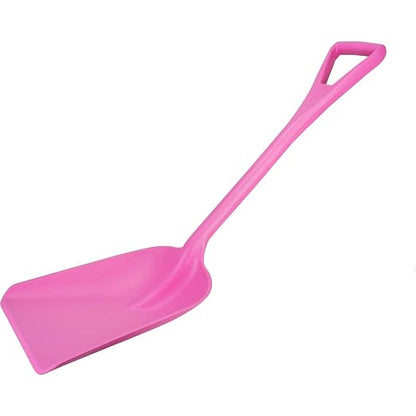 SPARTA 41076EC26 Plastic Sanitary Shovel, Food Safe Plastic Shovel For Commerical Kitchens, 11 Inches, Pink, (Pack of 3)