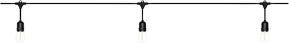 LEDVANCE 24-ft Outdoor String Lights, Edison Shatterproof S14 Bulbs, Linkable, String Lights for Outside/Indoor, IP65 Wet Rated, 2200K, Amber Glow, Extra Bulb Included - 1 Pack (63193)