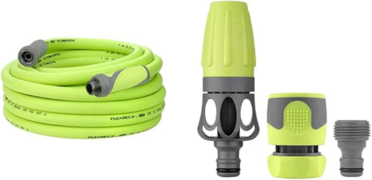 Flexzilla Garden Hose with SwivelGrip (50 ft.) and Nozzle Kit