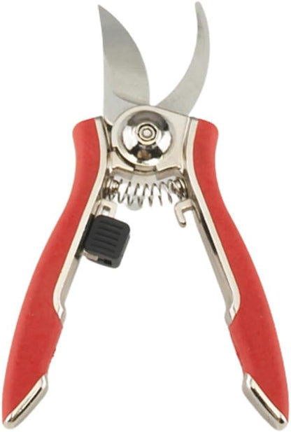 Dramm ColorPoint Stainless Steel Compact Garden Pruning Shears, Hand Pruner, Garden Clippers, with Heavy Duty Blade and Easy grip Handle, Blue