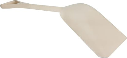 SPARTA Polypropylene Sanitary Shovel, One-Piece Molded Food and Ice Scoop for Commercial Kitchen and Bulk Ingredient Transfer, 10" x 13.75" Scoop, Tan