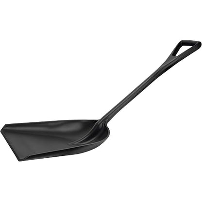 SPARTA Polypropylene Sanitary Shovel, One-Piece Food Handling Scoop, Commercial Kitchen and Bulk Ingredient Transfer Tool, 13.75" x 16.5" Scoop, Black