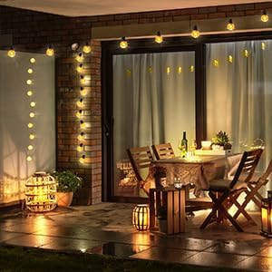 Lightdot LED Outdoor String Lights 200FT Patio Lights with 96 Shatterproof ST38 Vintage Edison Bulbs, Outside Hanging Light Waterproof for Porch, Deck, Garden, Backyard, Balcony, Dimmable