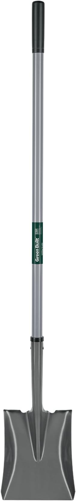 Truper Green Built Square-Point Shovel, 47-Inch Fiberglass Handle with 5-Inch Grip (Model PCL-FP / 31657)