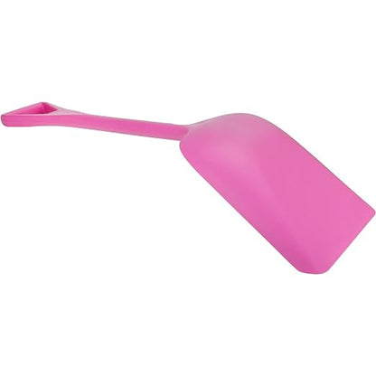 SPARTA 41076EC26 Plastic Sanitary Shovel, Food Safe Plastic Shovel For Commerical Kitchens, 11 Inches, Pink