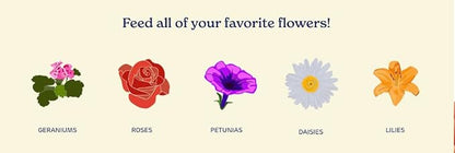 True Organic Rose & Flower Food – Organic Fertilizer for Stunning Blooms – 12lb Bag Covers 210 Sq. Ft.