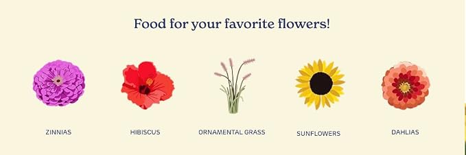 True Organic Annuals & Perennials Food – Organic Fertilizer for Stunning Blooms and Robust Foliage – 4lb Bag Covers 70 Sq. Ft.