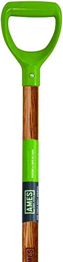 AMES 2827000 10-Tine Welded Steel Ensilage Fork with Hardwood Handle and D-Grip, 52-Inch, Brown