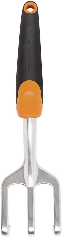 Fiskars Big Grip Garden Knife (70796935J) & 384240-1001 384240-1007 Cultivator, Multicolor