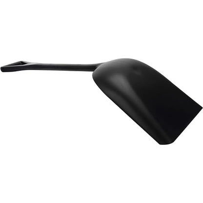 SPARTA Polypropylene Sanitary Shovel, One-Piece Food Handling Scoop, Commercial Kitchen and Bulk Ingredient Transfer Tool, 13.75" x 16.5" Scoop, Black