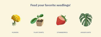 True Organic Liquid Preplant Starter – Organic Fertilizer for Seedlings and Young Starts – 32 fl. oz. Bottle Covers 40 Sq. Ft.