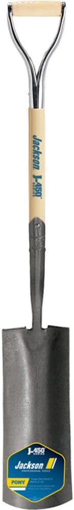 Jackson 1234000 J-450 Post Shovel with Armor D-Grip and Hardwood Handle