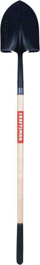 Craftsman Garden Shovels for Digging and Gardening: Heavy Duty Spade Shovels Ideal for Construction Projects