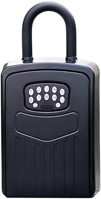 Smart Lock Box for Key with Code, Bluetooth APP Control Key Box Wall Mount and Hanging 2 Install Ways, Digital Lockbox for Keys Outdoor, Hide a Key Outside