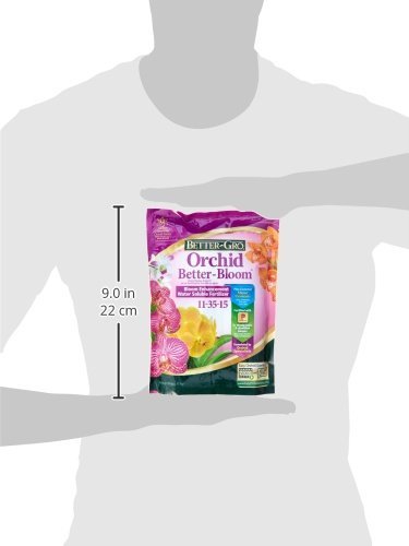 Better-Gro Orchid Better-Bloom Fertilizer, 11-35-15 | Urea-Free | Water Soluble | For Orchids | Promotes Blooms
